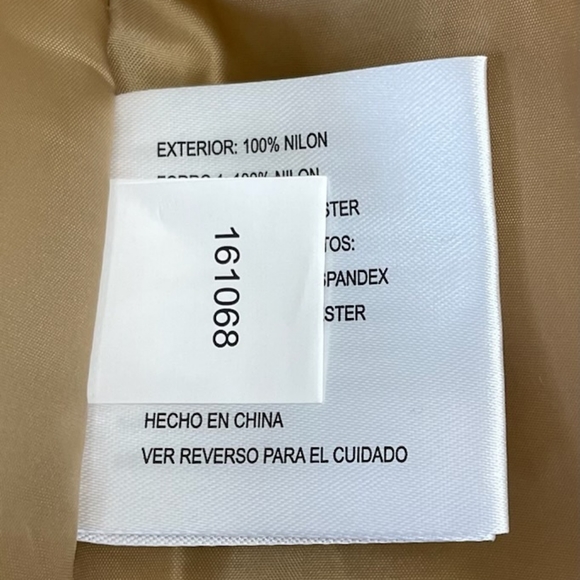 Michael Kors Dark Camel MK Puffer Jacket Belted Designer Coat S - 3X - Picture 12 of 15